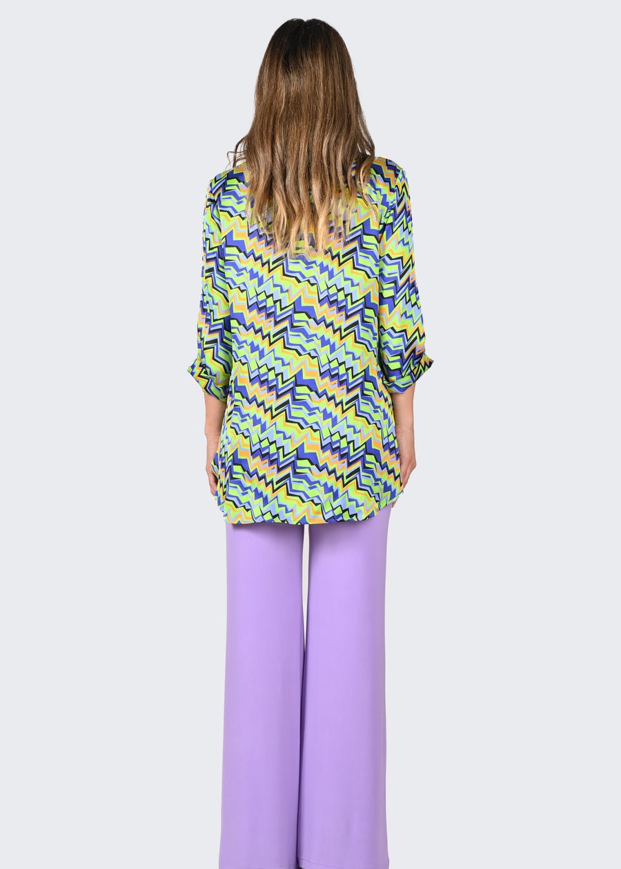Camicia Over "Alghe"