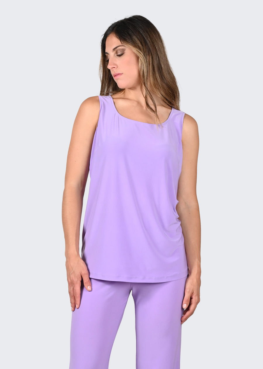Blusa in jersey lilla