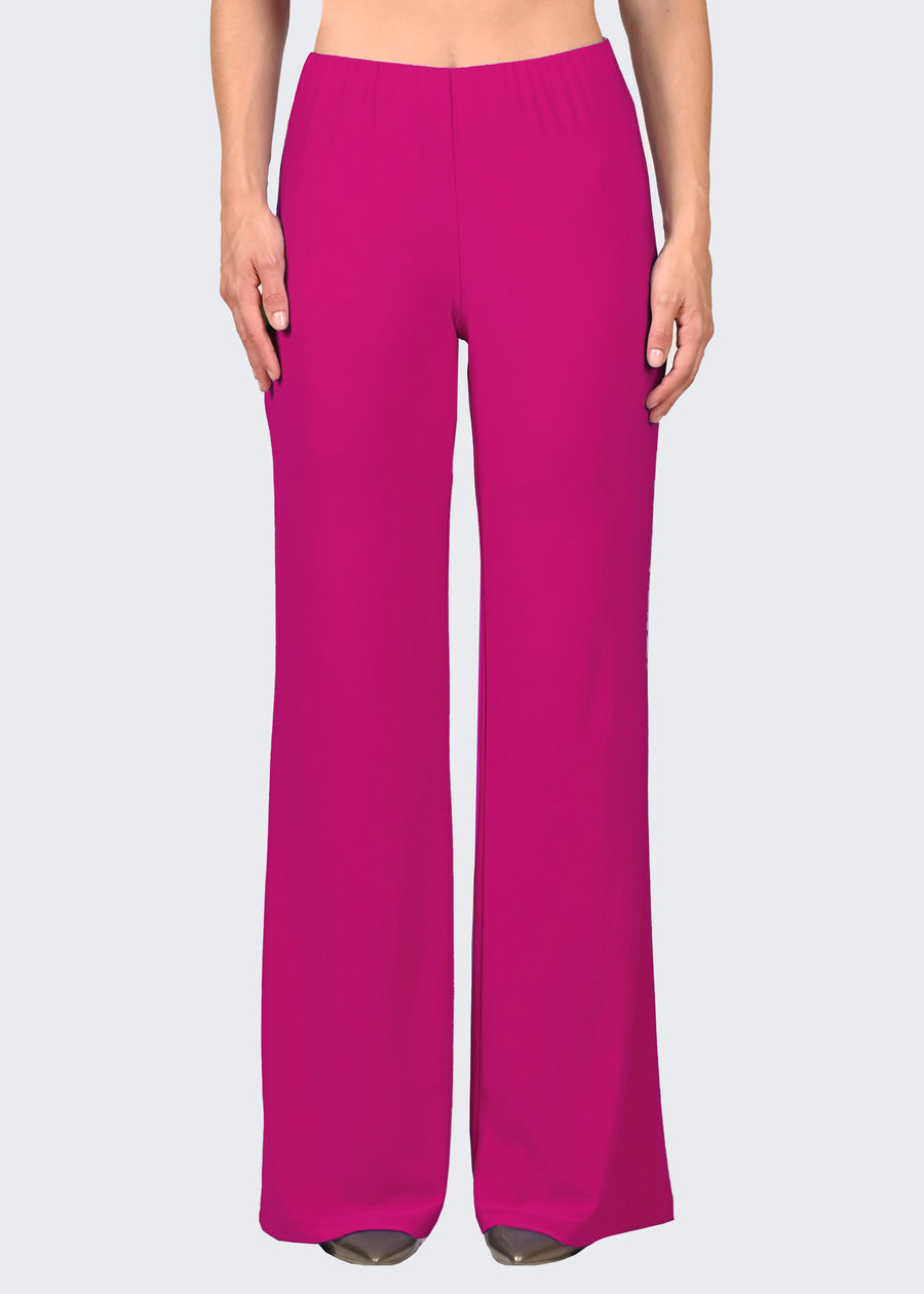 Pantalone in jersey geranio