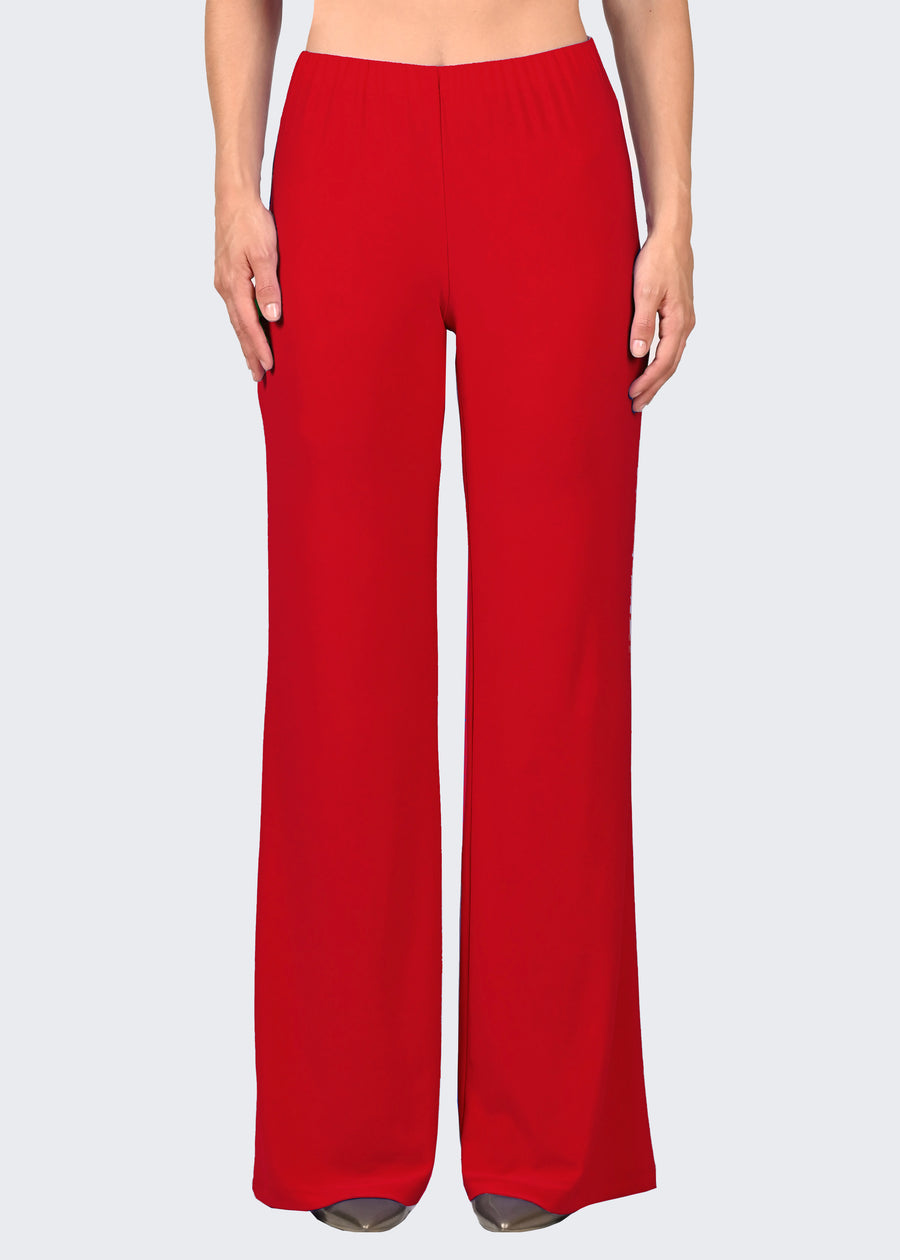 Pantalone in jersey rosso