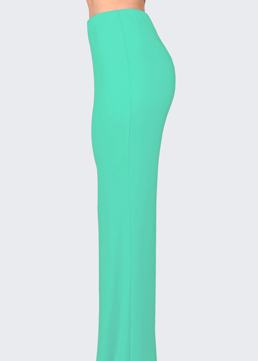 Pantalone in jersey menta