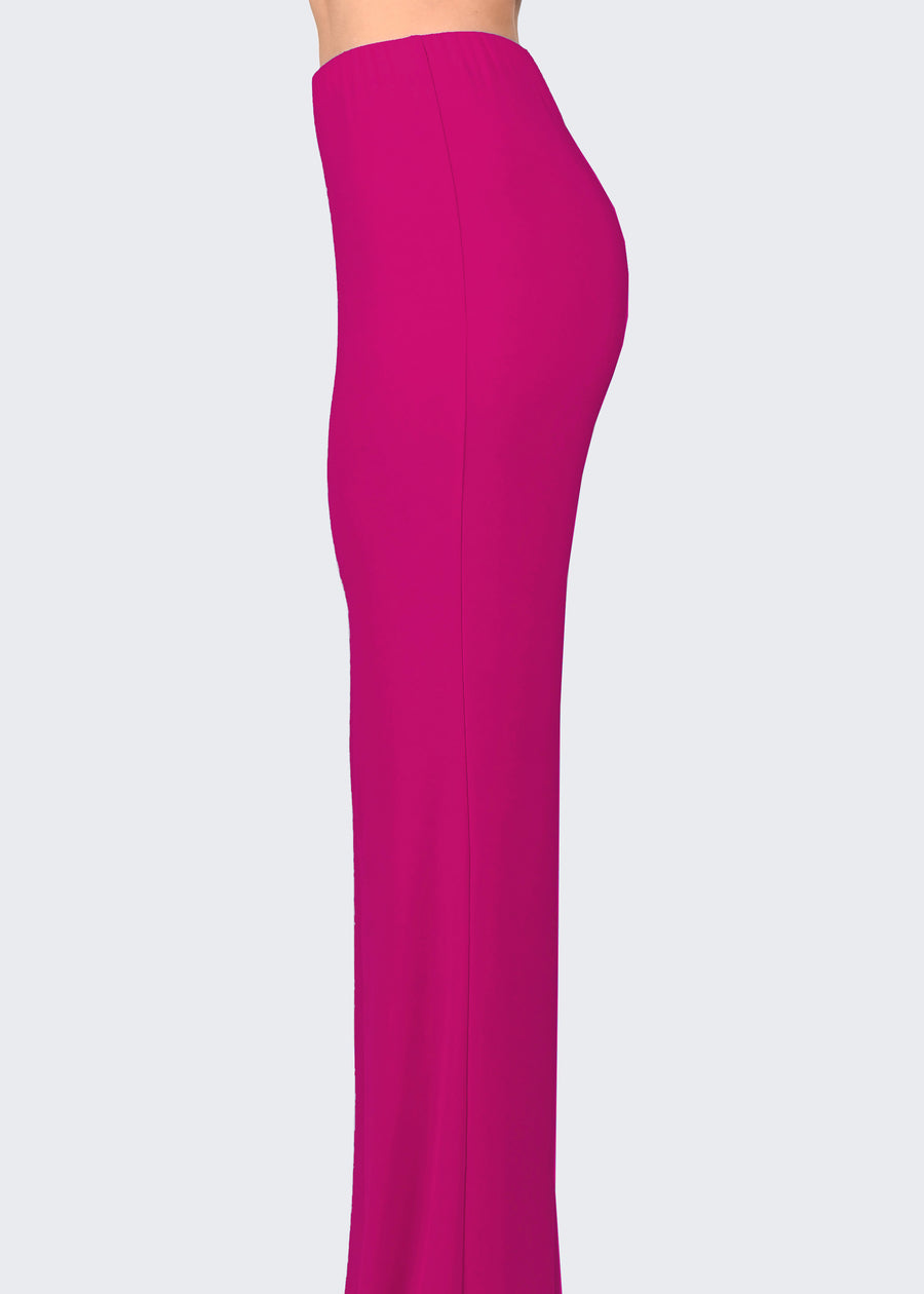 Pantalone in jersey geranio