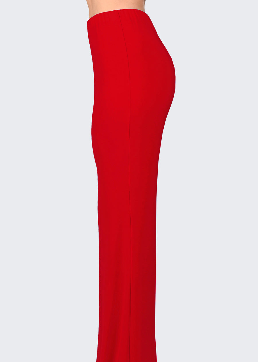 Pantalone in jersey rosso