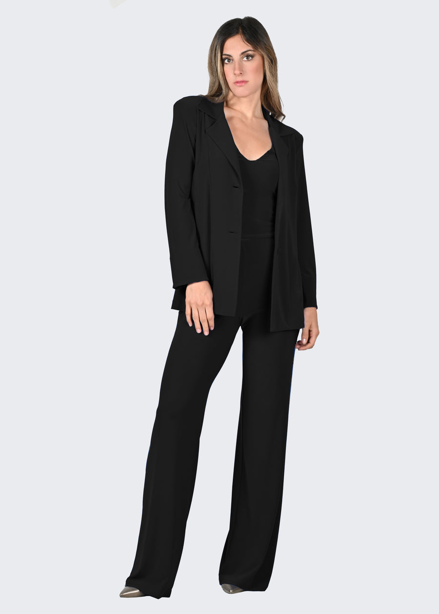 Pantalone in jersey nero