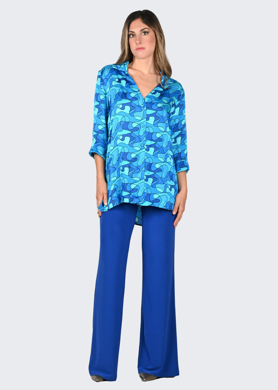 Camicia Over "Oceano"