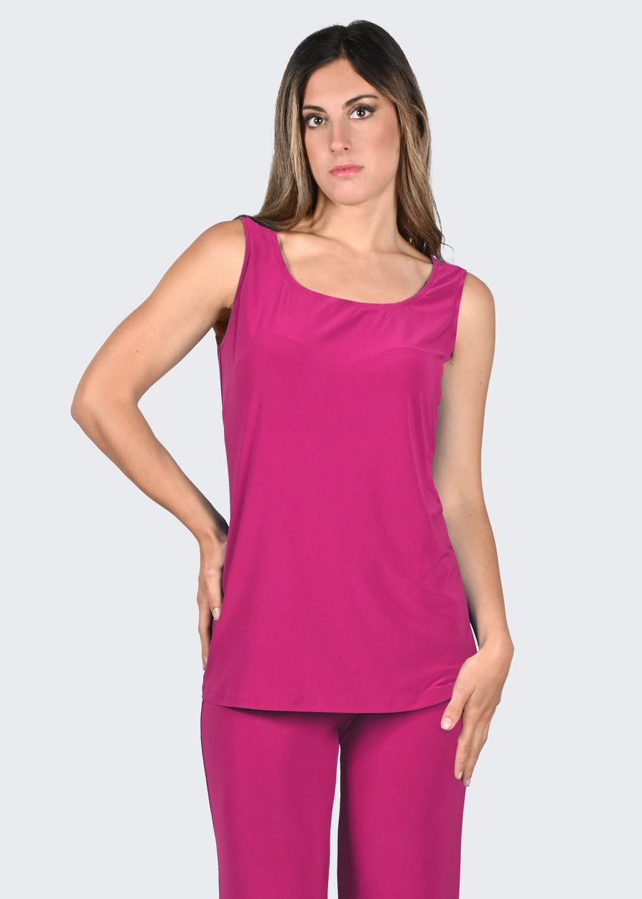 Blusa in jersey geranio