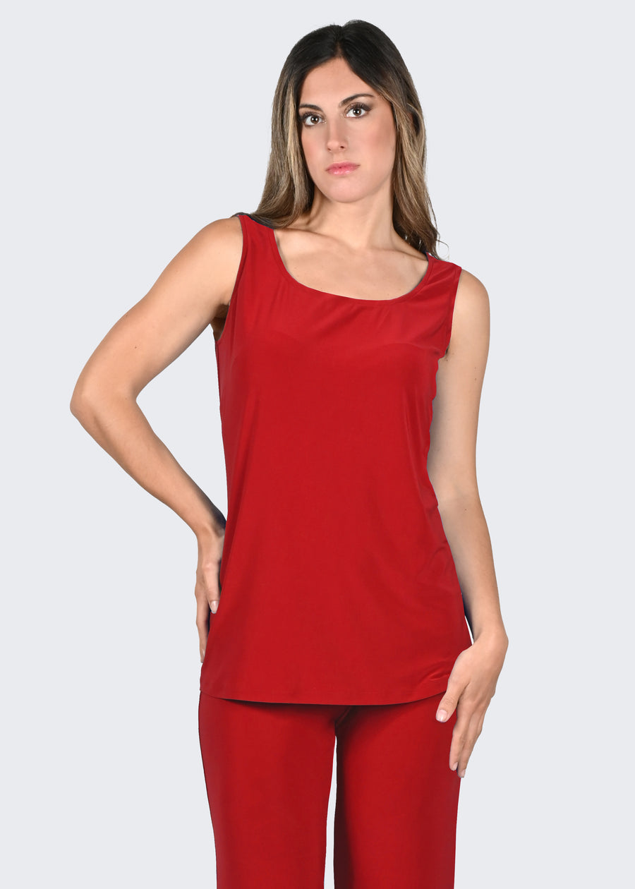 Blusa in jersey rosso