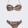 Bikini a Fascia Push Up Jane "Safari"