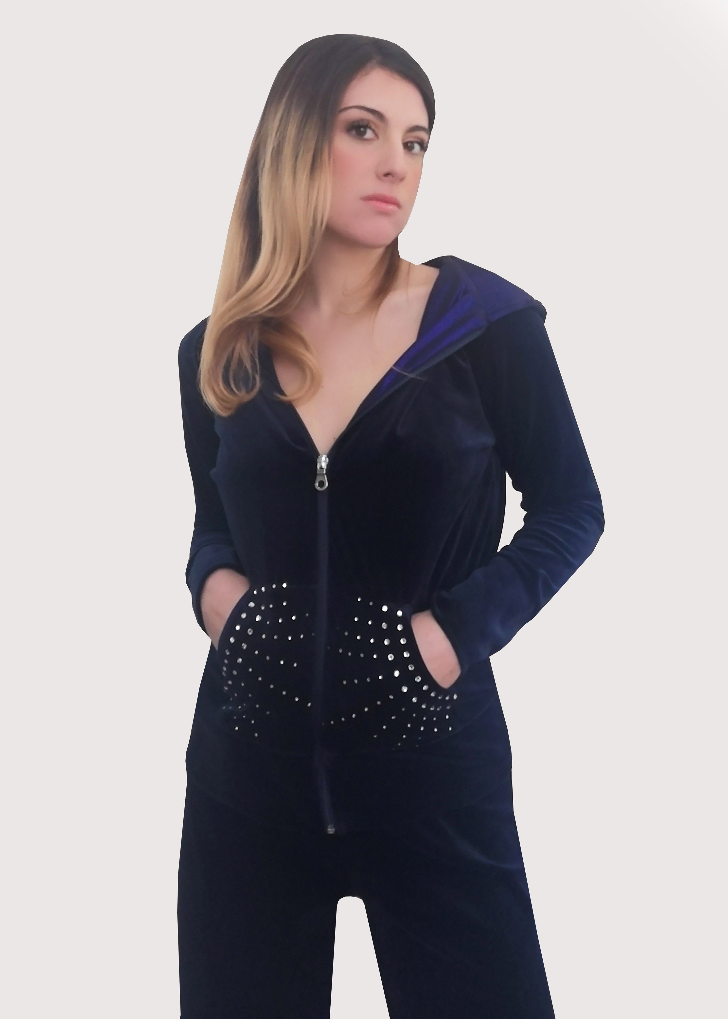 Tuta Corta Light Blue Zara Tuta Blu Tuta In Ciniglia Blu E Strass