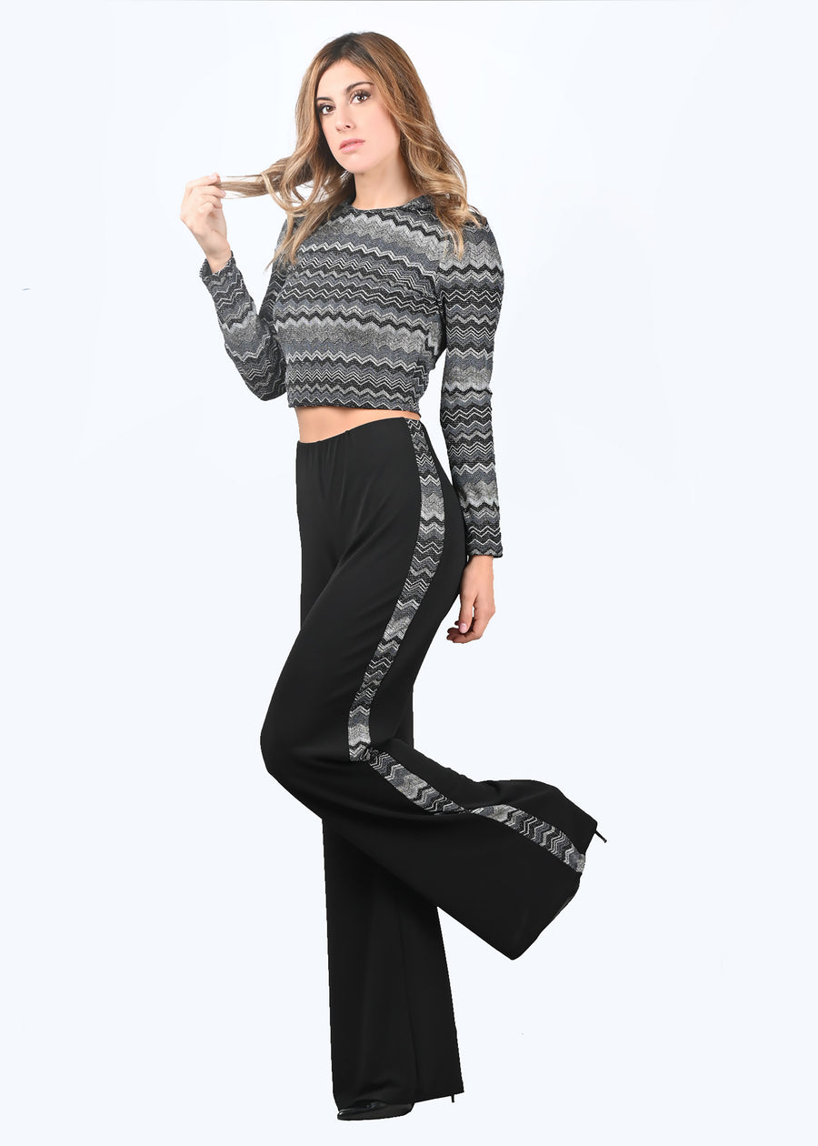 Tuta Melissa in lurex argento